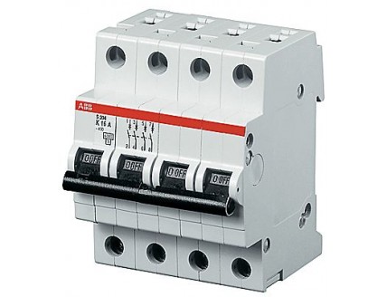 Выключатель автоматический 4-пол. 6A D 25kA ABB