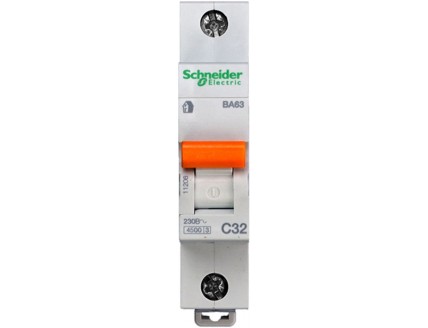 Выключатель автоматический 1 полюс 32A C 4,5ка Domovoy Schneider Electric