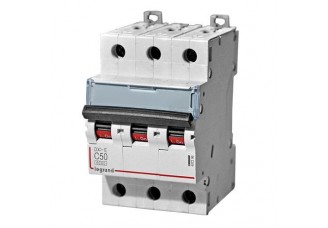 Выключатель автоматический 3-пол. 50A C 6kA DX3-E Legrand