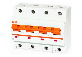 Выключатель автоматический ВА47-125 4Р 35А 15кА х-ка С TDM