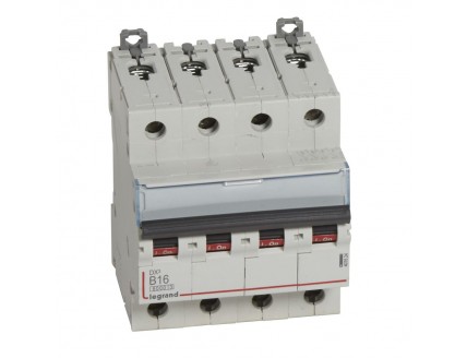 Выключатель автоматический 4-пол. 16A B 10kA DX3 Legrand