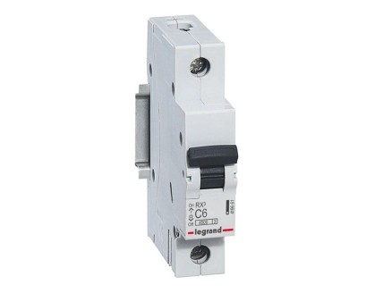 Выключатель автоматический 4,5кА 1 пол. 6А C RX3 Legrand