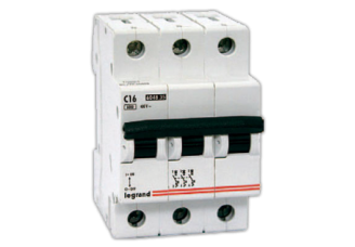 Выключатель автоматический 3-пол. 80A C 16kA DX3 Legrand