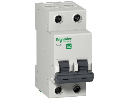 Выключатель автоматический 2-пол. 50A B 4.5кА Easy9 Schneider Electric