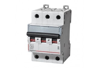Выключатель автоматический 3 полюса 63A C 6ka DX3-E Legrand