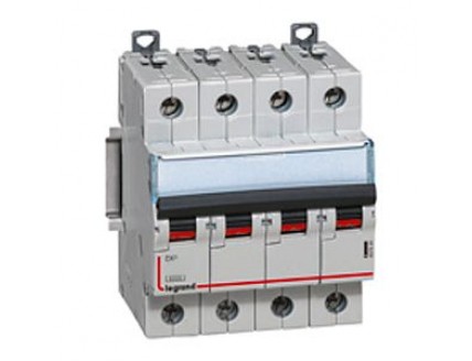 Выключатель автоматический 4-пол. 6A D 10kA DX3 Legrand