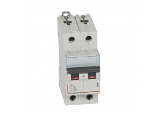 Выключатель автоматический 2-пол. 10A C 16kA DX3 Legrand