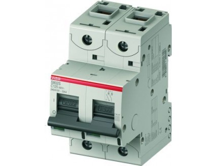 Выключатель автоматический 2-пол. 125A С 25kA ABB