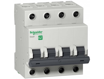 Выключатель автоматический 4-пол. 63A С 4.5кА Easy9 Schneider Electric