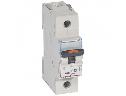 Выключатель автоматический 1-пол. 63A D 25kA DX3 Legrand
