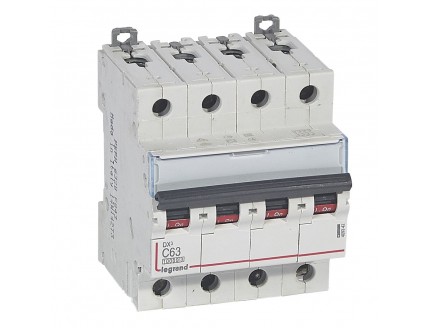 Выключатель автоматический 4-пол. 63A C 16kA DX3 Legrand