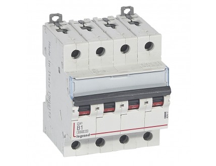 Выключатель автоматический 4-пол. 1A B 10kA DX3 Legrand
