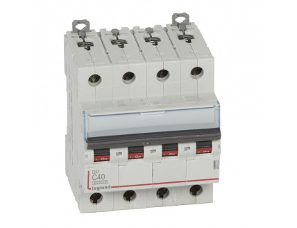 Выключатель автоматический 4-пол. 40A С 10kA DX3 Legrand