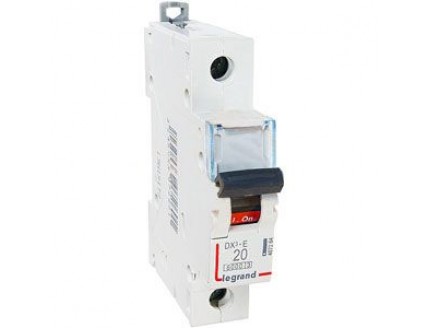 Выключатель автоматический 1-пол. 20A B 6kA DX3-E Legrand