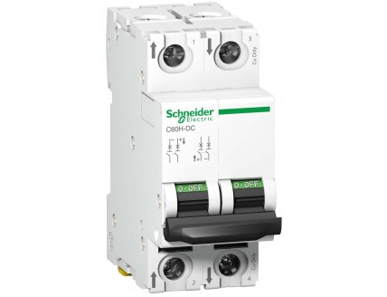 Выключатель автоматический 2-пол. 5A C 10кА C60H-DC Schneider Electric
