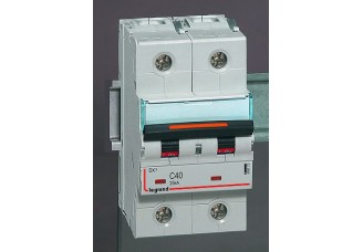 Выключатель автоматический 2-пол. 40A C 25kA DX3 Legrand