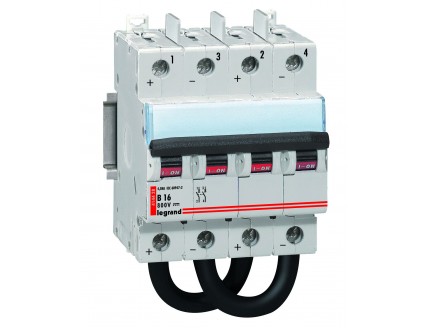 Выключатель автоматический 2-пол. 16А B DC 800В DX3 Legrand