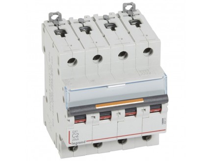 Выключатель автоматический 4-пол. 2A C 25kA DX3 Legrand