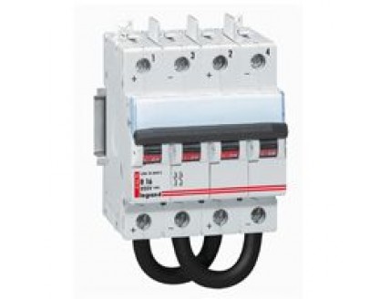 Выключатель автоматический 2-пол. 6А B DC 800В DX3 Legrand
