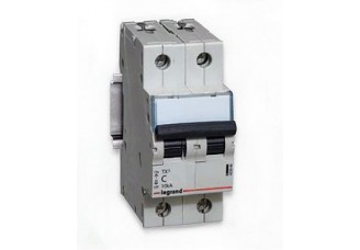 Выключатель автоматический 2-пол. 50А C 10kA TX3 Legrand