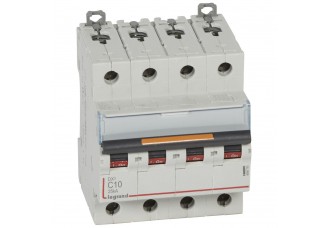 Выключатель автоматический 4-пол. 10A C 25kA DX3 Legrand