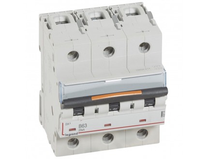 Выключатель автоматический 3-пол. 63A B 25kA DX3 Legrand