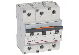 Выключатель автоматический 3-пол. 125A D 25kA DX3 Legrand