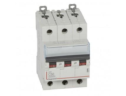 Выключатель автоматический 3-пол. 50A C 16kA DX3 Legrand