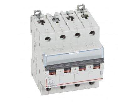 Выключатель автоматический 4-пол. 16A C 16kA DX3 Legrand