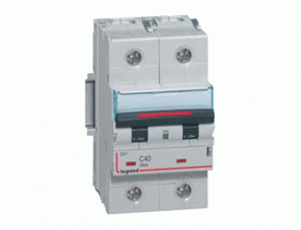 Выключатель автоматический 2-пол. 80A C 16kA DX3 Legrand