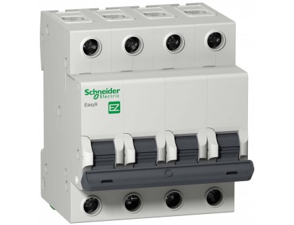 Выключатель автоматический 4-пол. 50A С 4.5кА Easy9 Schneider Electric