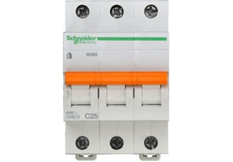 Выключатель автоматический 3-пол. 25A C 4,5кА Domovoy Schneider Electric