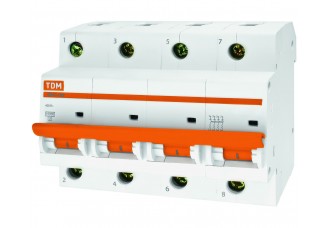 Выключатель автоматический 4-пол. 100А C 10кА ВА47-100 TDM