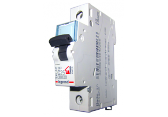 Выключатель автоматический 1 полюс 25А C 6ka TX3 Legrand