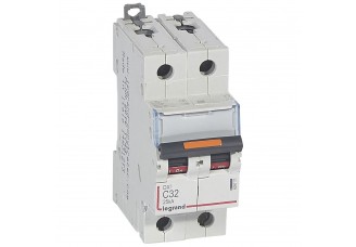 Выключатель автоматический 2-пол. 32A C 25kA DX3 Legrand