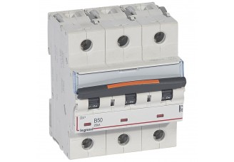 Выключатель автоматический 3-пол. 50A B 25kA DX3 Legrand
