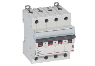 Выключатель автоматический 4-пол. 20A B 10kA DX3 Legrand