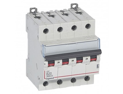 Выключатель автоматический 4-пол. 20A B 10kA DX3 Legrand
