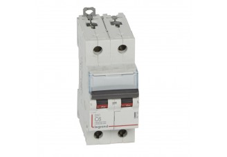 Выключатель автоматический 2-пол. 6A С 10kA DX3 Legrand