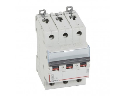 Выключатель автоматический 3-пол. 3A B 10kA DX3 Legrand