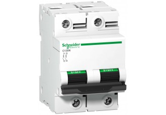 Выключатель автоматический 2-пол. 63A D 10кА C120N Schneider Electric