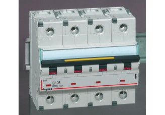 Выключатель автоматический 4-пол. 125A C 16kA DX3 Legrand