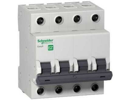Выключатель автоматический 4-пол. 6A B 4.5кА Easy9 Schneider Electric
