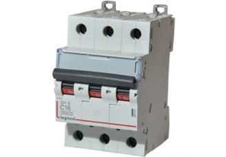 Выключатель автоматический 3-пол. 16A C 6kA DX3-E Legrand
