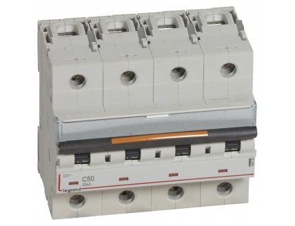 Выключатель автоматический 4-пол. 50A C 25kA DX3 Legrand