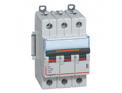 Выключатель автоматический 3-пол. 20A C 25kA DX3 Legrand