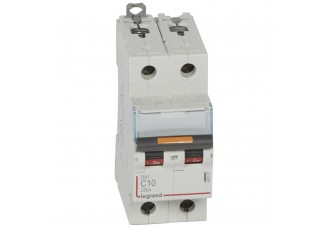 Выключатель автоматический 2-пол. 10A C 25kA DX3 Legrand