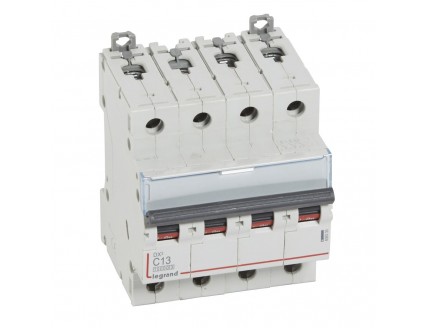 Выключатель автоматический 4-пол. 13A C 16kA DX3 Legrand