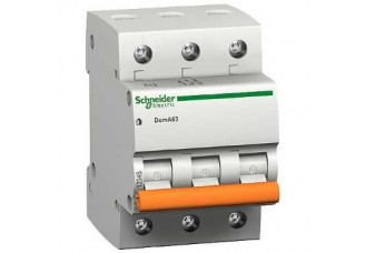 Выключатель автоматический 3-пол. 6A C 4,5кА Domovoy Schneider Electric