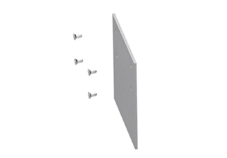 Крышка торцевая глухая с набором креплений для светильников серии Т-Лайн